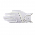 Gants Evelyn Horze, matière respirante Blanc