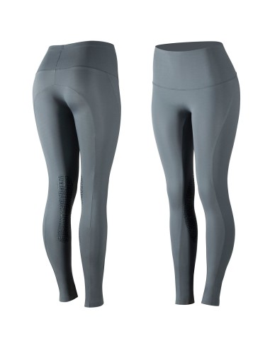 Collants d'équitation super légers anti-dérapants Horze Bianca, femme Gris