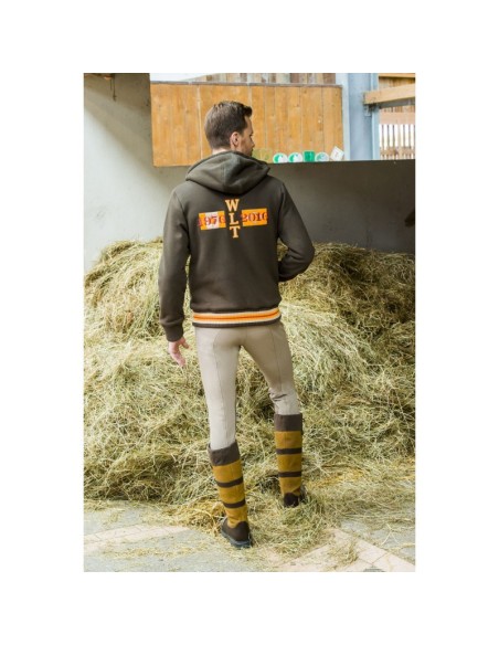 Sweat à capuche zippé CSI 5* WLT Equithème déstocké