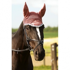 Bonnet D'oreille Haute Visibilité Pour Cheval/poney - Fluorescent Avec Bande Réfléchissante, Anti-mouches, Taille Poney/cob/plein