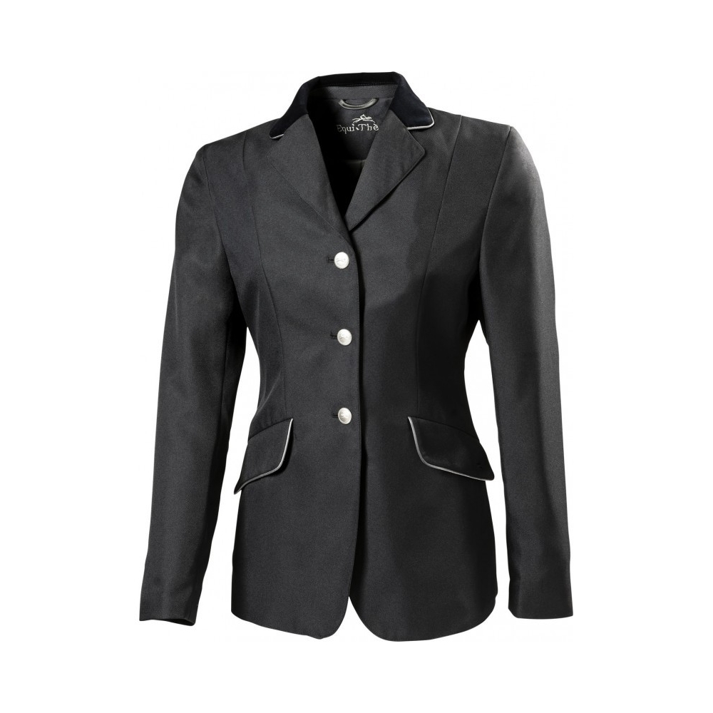 Veste de concours Equithème destockée femme noir