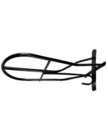 Porte-selle fixe pour écurie Noir