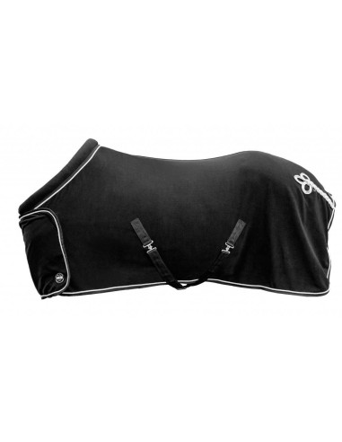 Couverture polaire avec col HKM Bleu foncé