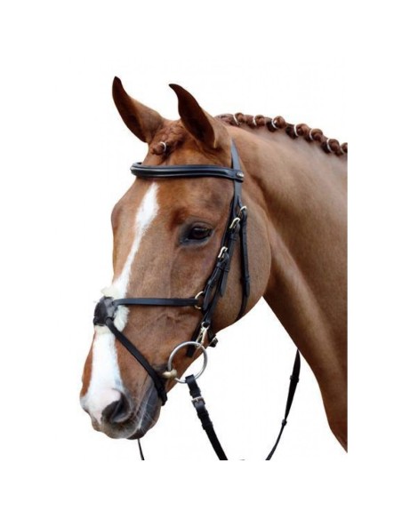 Bridon renforcé Mexican Style avec mouton HKM