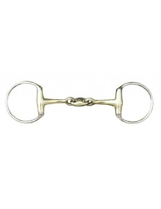 Mors double brisure 16 mm en maillechort