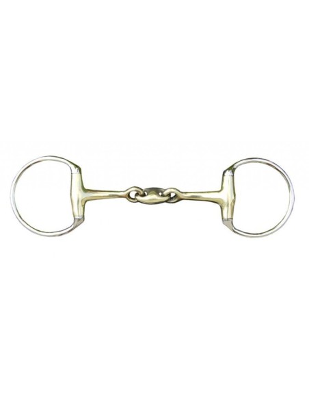 Mors double brisure 16 mm en maillechort