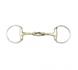 Mors double brisure 18 mm en maillechort - HKM