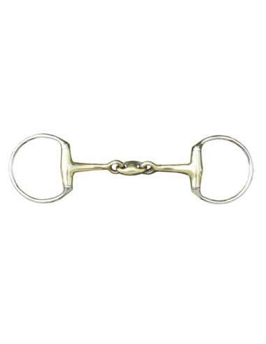 Mors double brisure 16 mm en maillechort - HKM Acier