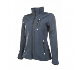 Veste Softshell sport pour enfant/femme- HKM Bleu foncé