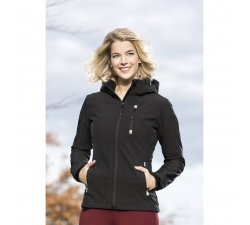 Veste Softshell sport pour enfant/femme- HKM Noir