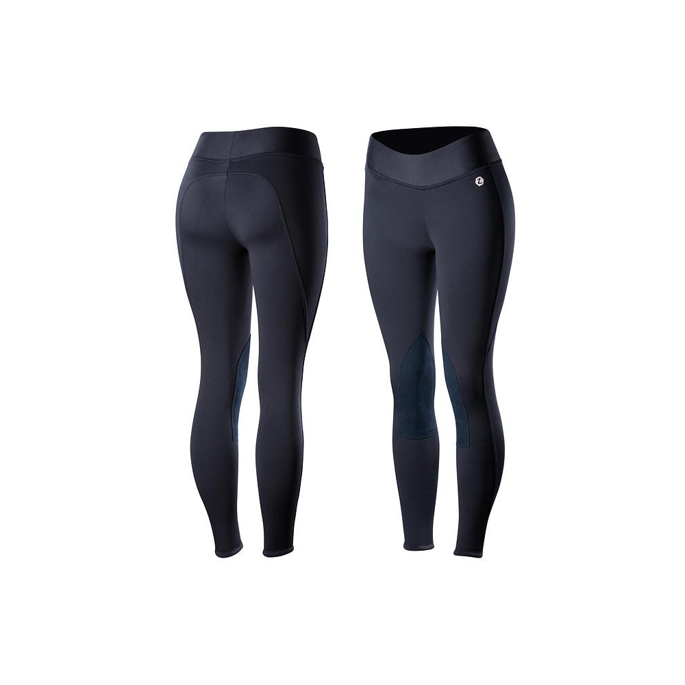 Culotte collant d'équitation d'hiver avec basanes Horze Active, femme