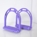 Etriers aluminium profil 5 étoiles DMH Equitation Violet