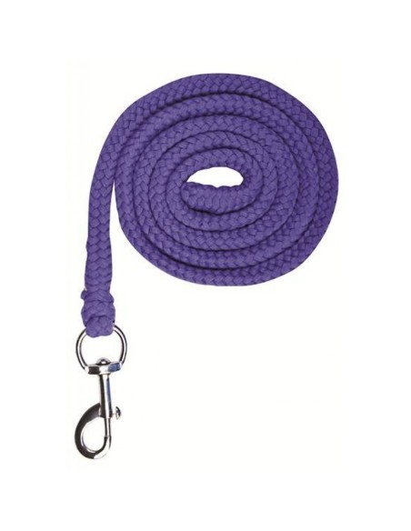 Longe -Stars- avec mousqueton Lilas
