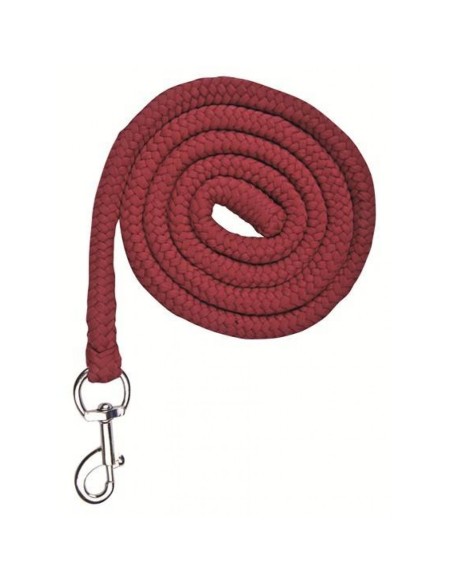 Longe -Stars- avec mousqueton Rouge foncé