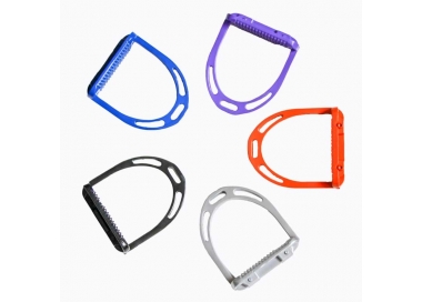 Etriers aluminium profil 5 étoiles DMH Equitation