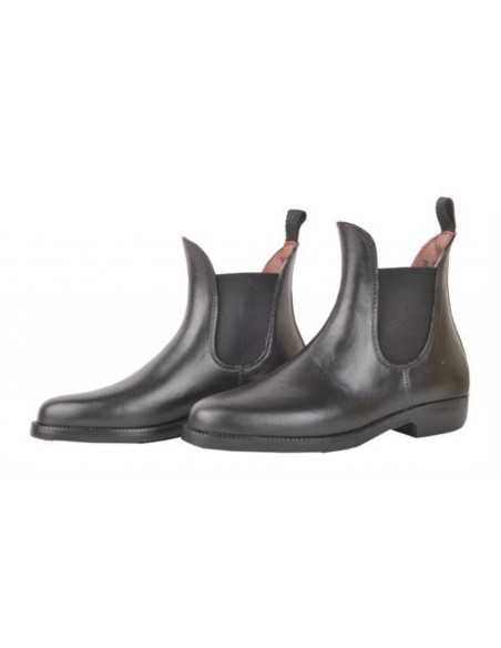 Boots insert élastique HKM en cuir