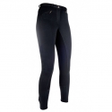 Pantalon d'équitation -Basic Belmtex Grip- empièce Noir / Noir