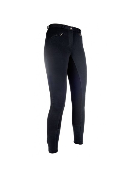Pantalon d'équitation -Basic Belmtex Grip- empièce Noir / Noir