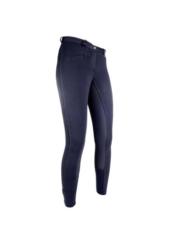 Pantalon d'équitation -Basic Belmtex Grip- empièce Noir / Noir