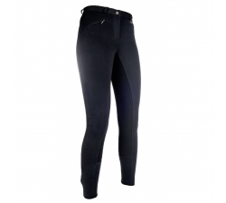 Pantalon d'équitation Enfants -Basic Belmtex Grip- empièce Noir / Noir