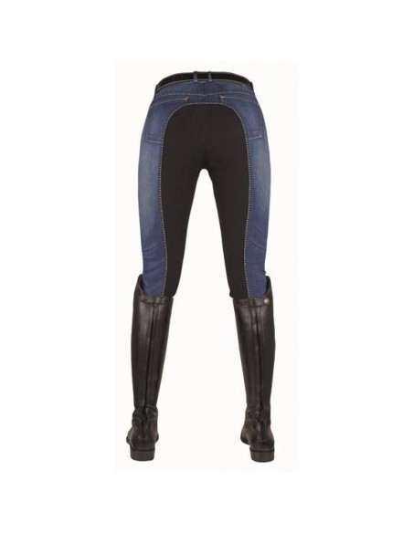 Pantalon -Summer Denim-, fond 3/4