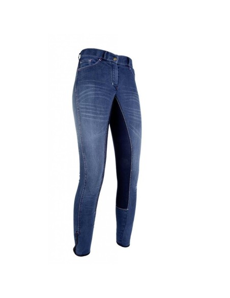 Pantalon -Summer Denim-, fond 3/4