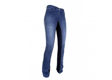 Pantalon Jodhpur femme fond similicuir alos Denim HKM