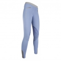 Leggings Enfant -Starlight-, basanes en silicone HKM Gris / Bleu