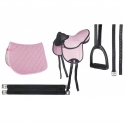 Selle pour shetland - Set beginner Rose