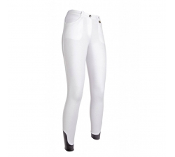 Pantalon -Kate-, fond 1/1 en silicone Blanc