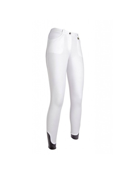 Pantalon -Kate-, fond 1/1 en silicone Blanc
