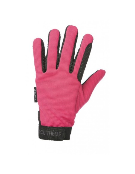 Gants EQUITHÈME "Knit" Fuchsia