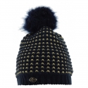 Bonnet pompon Equit'M Torsades Marine
