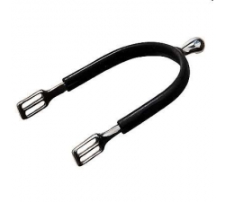 eperons-feeling-polo-inox-gaine-caoutchouc-femme