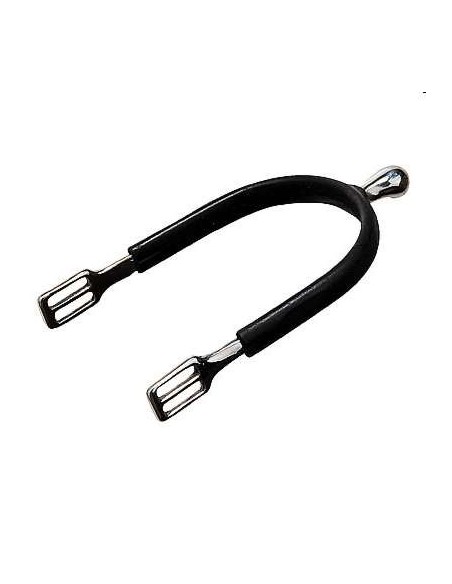 eperons-feeling-polo-inox-gaine-caoutchouc-femme