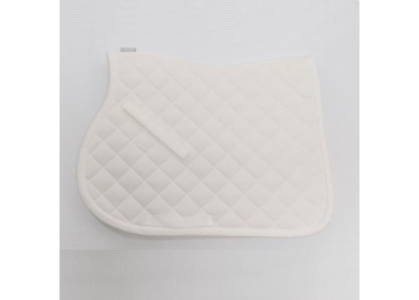 Tapis de selle mixte Basic Lami-Cell poney Blanc