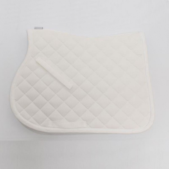 Tapis de selle mixte Basic Lami-Cell poney Blanc