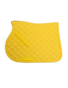 Tapis de selle dressage Basic Lami-Cell cheval Jaune