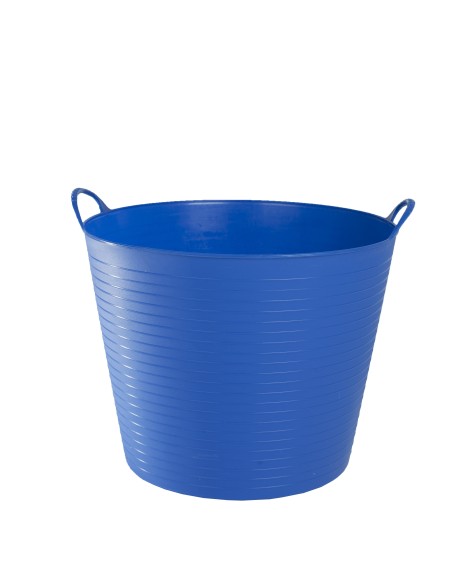 Seau flexible d'écurie Flexiseau à poignées 28 litres Bleu