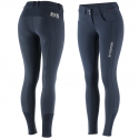 Pantalon d'équitation B Vertigo Meghan fond peau silicone, femme Bleu foncé