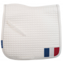 Tapis de selle de dressage logoté FFE avec trois cordelettes Lamicell