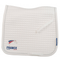 Tapis de selle de dressage logoté FFE avec trois cordelettes Lamicell