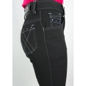 Pantalon Zohra diamond news Euro-Star Noir