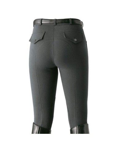 Culotte d'équitation Domino Enfant Euro Star Gris foncé