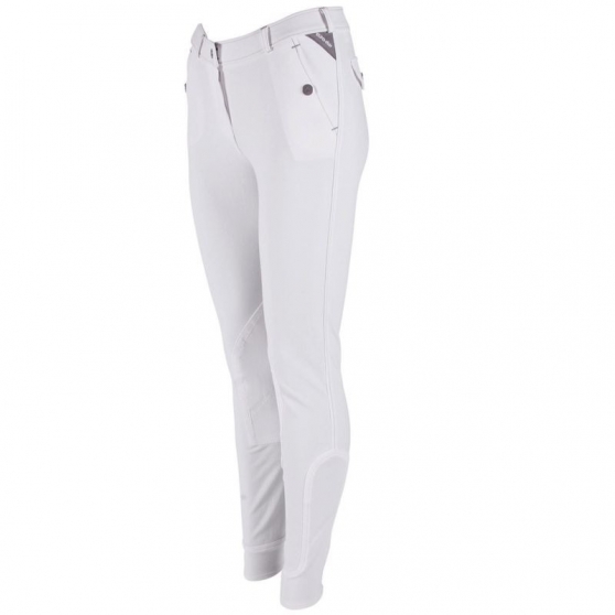 Culotte d'équitation Domino Enfant Euro Star Blanc