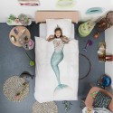 Parure de lit sirène Mermaid Snurk coton percalin 160 fils