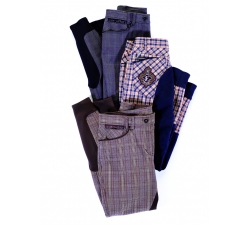 Pantalon femme Laura full check 2 Euro star