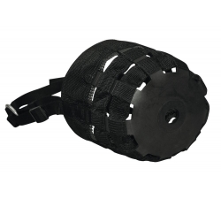 Muselière plastique Avec sanglons en nylon