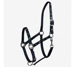 Licol motifs cheval Scout Horze Bleu foncé