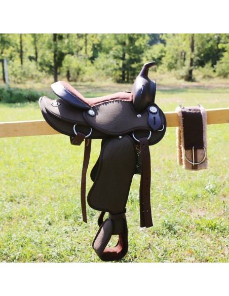 Selle western synthétique "Flower"